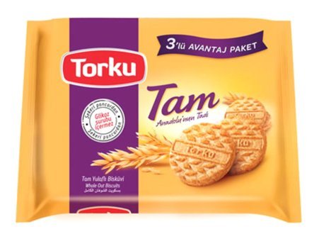 Torku Tam Yulaflı Yulaflı Bisküvi 12x375 gr