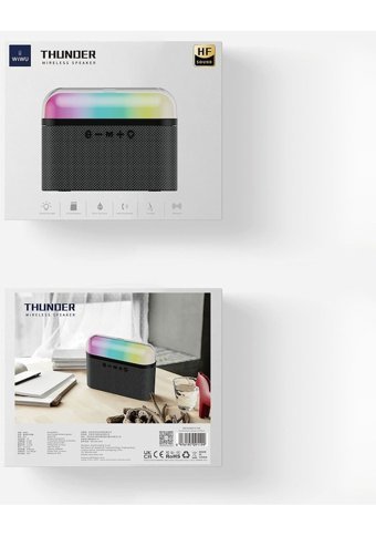 Wiwu P60 Rgb Bluetooth Hoparlör Siyah