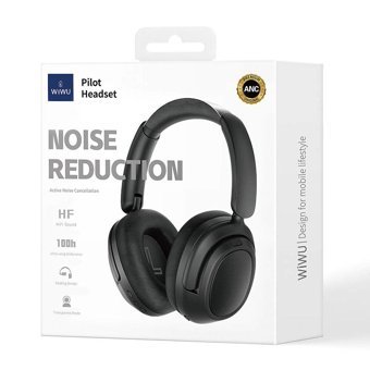 Wiwu Pilot Td-03 ANC Bluetooth Kulak Üstü Kulaklık Siyah