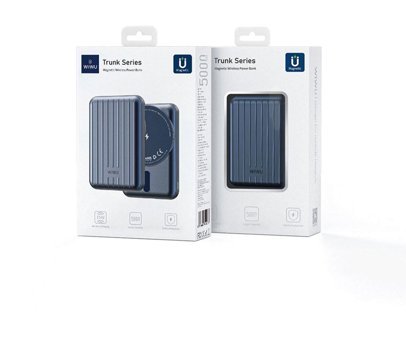 Wiwu PP02 Hızlı Şarj 5000 mAh Powerbank Mavi