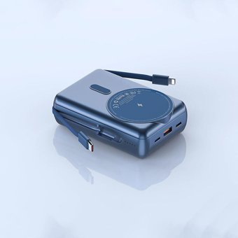 Wiwu PP04 Hızlı Şarj 20000 mAh Powerbank Mavi