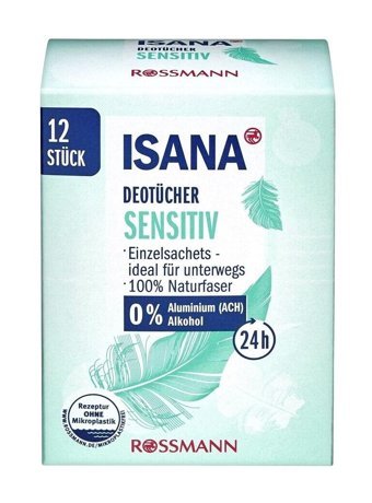 Isana Sensitiv Deodorantlı 12 Yaprak Islak Mendil