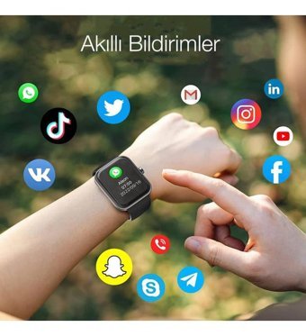Tozo S2 Akıllı Saat Siyah