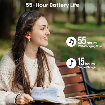Tozo T12 Kulak İçi Kablosuz Bluetooth Kulaklık Kırmızı