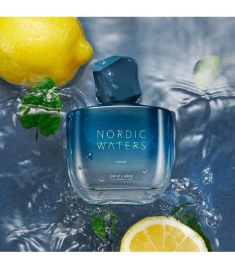 Oriflame Nordic Waters EDT Limon-Yasemin Erkek Parfüm 50 ml