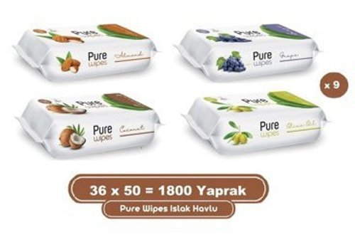 Pure Baby Pure Wipes Karma 150 Yaprak 16'lı Paket Islak Mendil