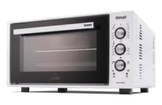 İtimat 8031 50 lt Izgaralı Klasik Fanlı Mini Fırın Beyaz