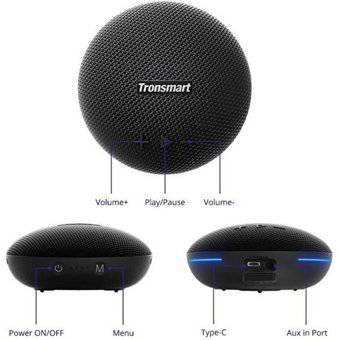 Tronsmart Splash 1 BT Bluetooth Hoparlör Siyah