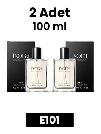 İxora E101 King EDP Baharatlı-Meyvemsi Erkek Parfüm 2x100 ml
