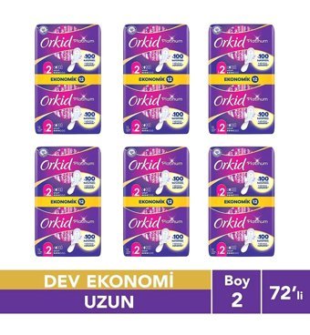 Orkid Platinum İnce 72'li Hijyenik Ped 1 Adet