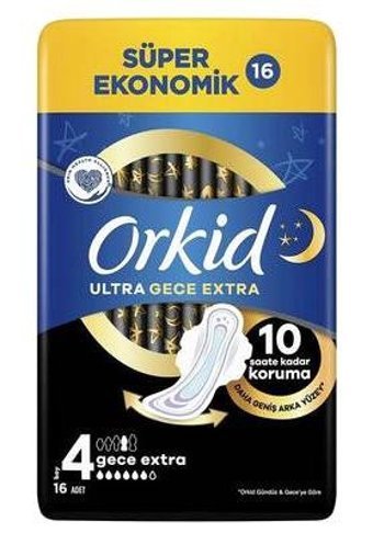 Orkid Ultra Extra İnce 4'lü Hijyenik Ped 4 Adet
