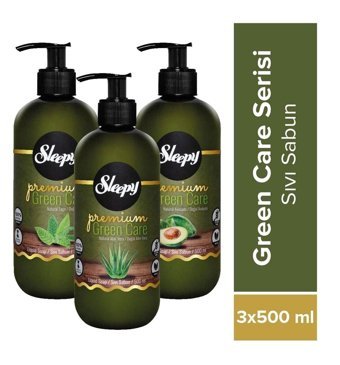 Sleepy Premium Green Care Sıvı Sabun 3x500 ml