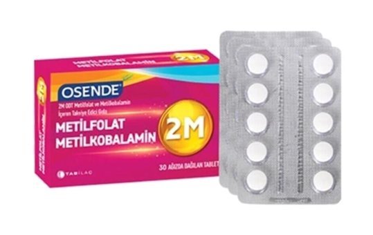 Osende 2m Odt Yetişkin Metilkobalamin 30 Adet