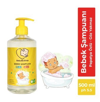 Smiling Eyes Papatya Özlü Bebek Şampuanı 500 ml