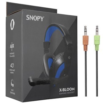 Snopy Sn-633 Oyuncu Kulak Üstü Kablolu Bluetooth Kulaklık Siyah