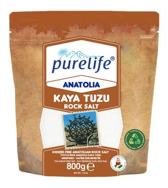 Pure Life İyotlu Toz Kaya Tuzu Paket 800 gr