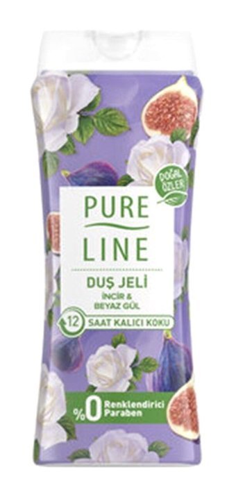 Pure Line Beyaz Gül İncir Duş Jeli 2x400 ml