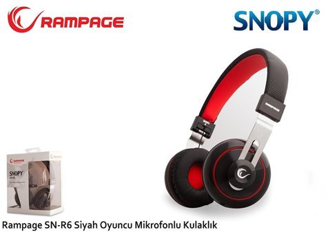Snopy Sn-R6 Kulak Üstü Kablolu Bluetooth Kulaklık Kırmızı-Siyah