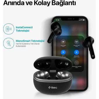 Ttec Airbeat Pro Kulak İçi Kablosuz Bluetooth Kulaklık Siyah
