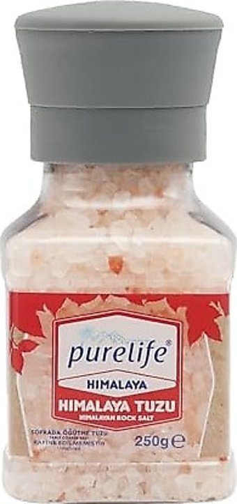 Purelife İyotsuz Toz Himalaya Tuzu Değirmen 250 gr
