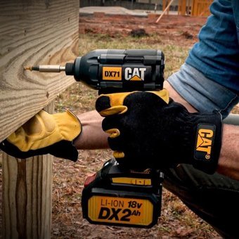 Cat DX12K 18 V Darbeli Akülü Şarjlı Profesyonel Matkap + Dx71 Kömürsüz Darbeli Tornavida