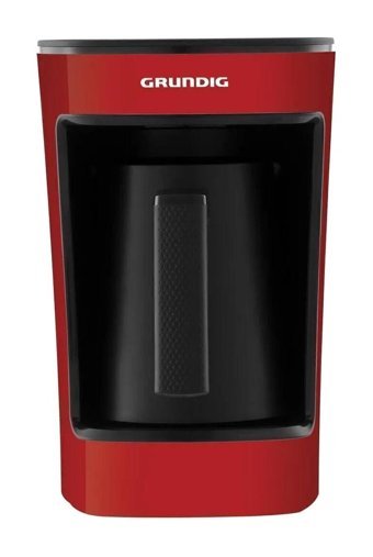 Grundig Hazneli Fincan Kırmızı Türk Kahvesi Makinesi