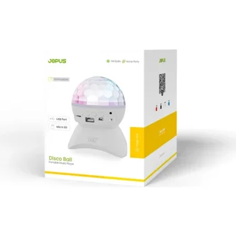 Jopus Disco Ball Bluetooth Hoparlör Beyaz