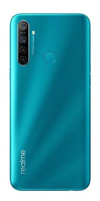 Realme 5i 64 GB Hafıza 4 GB Ram 6.5 inç 12 MP IPS LCD Çift Hatlı 5000 mAh Android Yenilenmiş Cep Telefonu Mavi