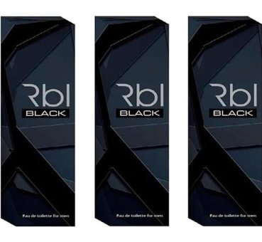 Rebul Black EDT Odunsu Erkek Parfüm 3x20 ml