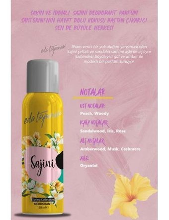 Eda Taşpınar Sajini Sprey Kadın Deodorant 150 ml