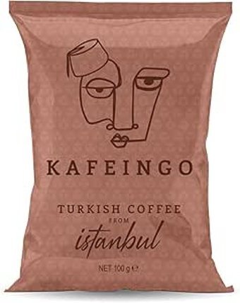 Kafeingo Sade Orta Kavrulmuş Türk Kahvesi 100 gr