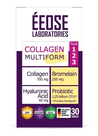Eeose Collagen Multiform Sade Unisex Vitamin 30 Tablet