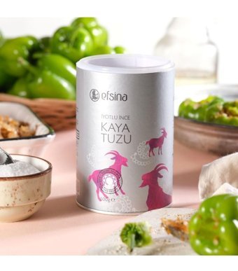 Efsina İyotlu Toz Kaya Tuzu Kavanoz 600 gr