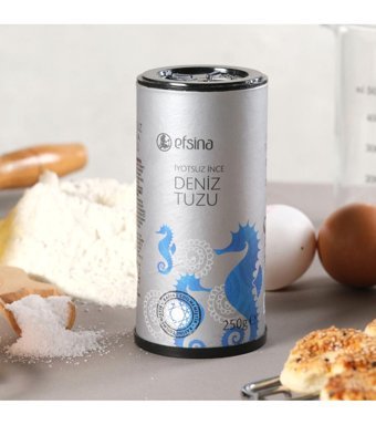 Efsina İyotsuz Kristal Deniz Tuzu Kutu 250 gr