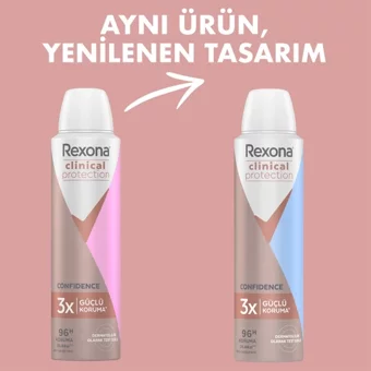 Rexona Clinical Protection Sprey Kadın Deodorant 150 ml + Kadın Stick Deodorant 45 ml