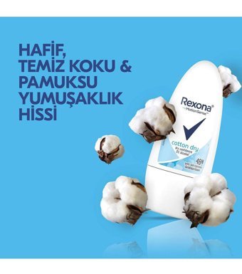 Rexona Cotton Dry Roll-On Kadın Deodorant 2x50 ml