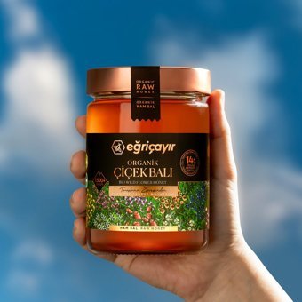 Eğriçayır Organik Çiçek Balı 850 gr