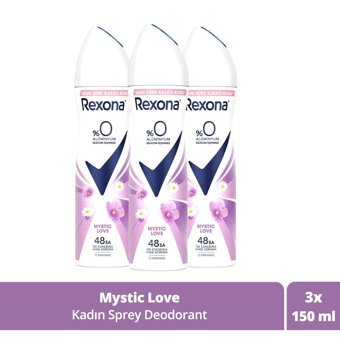 Rexona Mystic Love Sprey Kadın Deodorant 3x150 ml