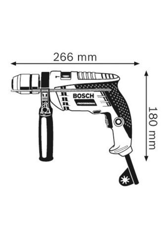 Bosch Professional GSB 13 RE 600 W Darbeli Elektrikli Matkap