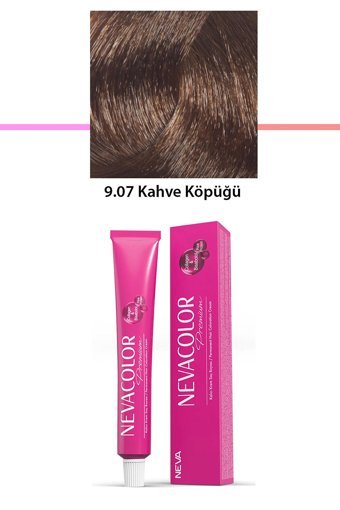 Neva 9.07 Kahve Köpüğü Organik Krem Saç Boyası 50 gr
