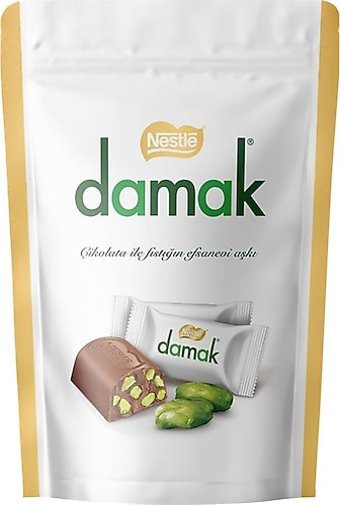 Nestle Damak Antep Fıstıklı Çikolata 151.2 gr 5 Adet