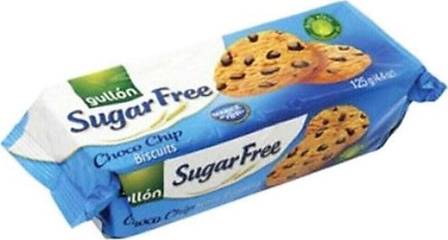 Gullon Sugar Free Damla Çikolatalı Bisküvi 3x125 gr