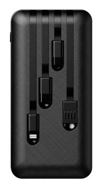 Robor R721 20000 mAh Kablolu Powerbank Siyah