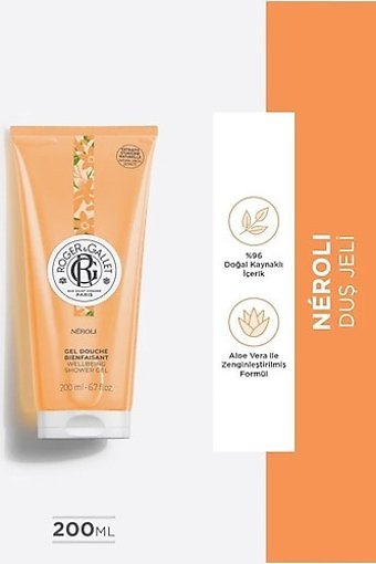 Roger Gallet Aloe Vera Portakal Çiçeği Nemlendirici Duş Jeli 200 ml