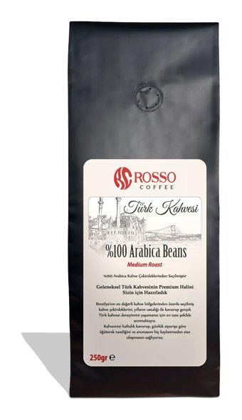 Rosso Sade Orta Kavrulmuş Türk Kahvesi 250 gr