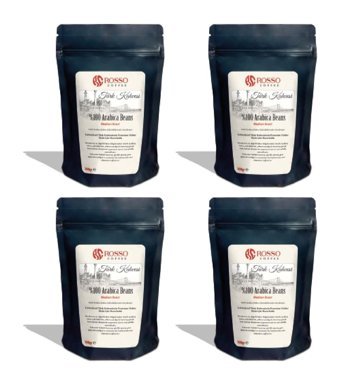 Rosso Sade Orta Kavrulmuş Türk Kahvesi 4x100 gr