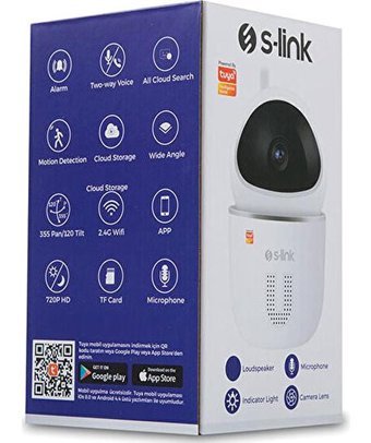 S-Lınk SL-EG15 Hareket Sensörlü Gece Görüşlü Kablosuz HD Bebek Kamerası