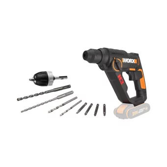 Worx WX390.9 5000 darbe/dk 1.6 kg Akülü Şarjlı Kırıcı Delici Matkap