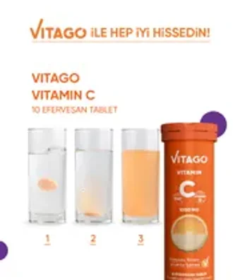 Vitago C Vitamini Aromalı Unisex 10 Şase