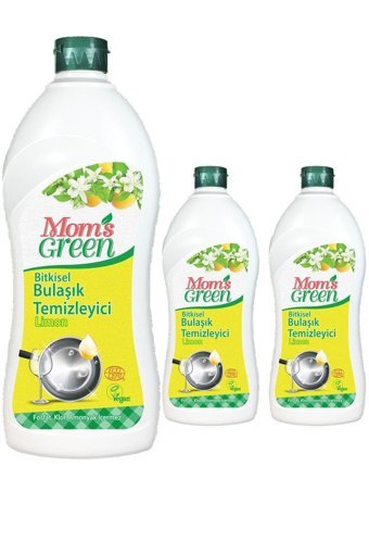 Mom's Green Limon Kokulu El Bulaşık Deterjanı 3x750 ml